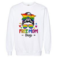 Free Mom Hugs Free Mom Hugs Inclusive Pride LGBTQIA Garment-Dyed Sweatshirt