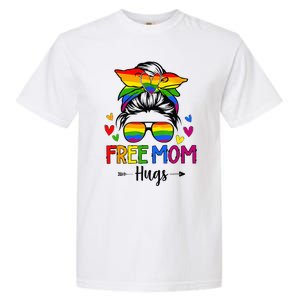 Free Mom Hugs Free Mom Hugs Inclusive Pride LGBTQIA Garment-Dyed Heavyweight T-Shirt