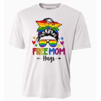 Free Mom Hugs Free Mom Hugs Inclusive Pride LGBTQIA Cooling Performance Crew T-Shirt