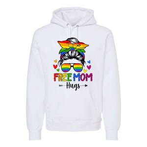 Free Mom Hugs Free Mom Hugs Inclusive Pride LGBTQIA Premium Hoodie