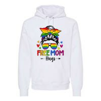 Free Mom Hugs Free Mom Hugs Inclusive Pride LGBTQIA Premium Hoodie