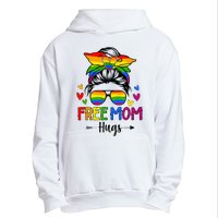 Free Mom Hugs Free Mom Hugs Inclusive Pride LGBTQIA Urban Pullover Hoodie