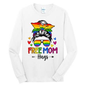 Free Mom Hugs Free Mom Hugs Inclusive Pride LGBTQIA Tall Long Sleeve T-Shirt