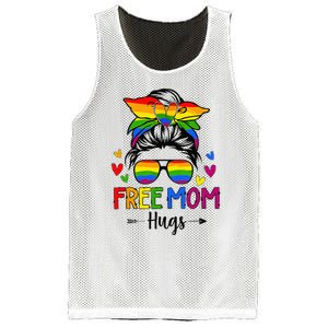 Free Mom Hugs Free Mom Hugs Inclusive Pride LGBTQIA Mesh Reversible Basketball Jersey Tank