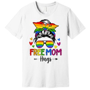 Free Mom Hugs Free Mom Hugs Inclusive Pride LGBTQIA Premium T-Shirt