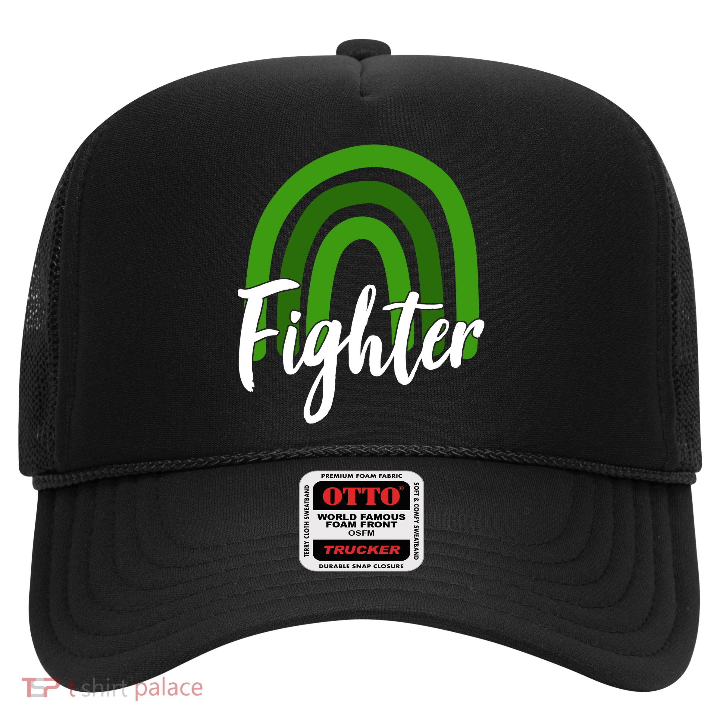 Fighter Mental Health Awareness Rainbow Trucker Hat
