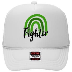 Fighter Mental Health Awareness Rainbow High Crown Mesh Back Trucker Hat