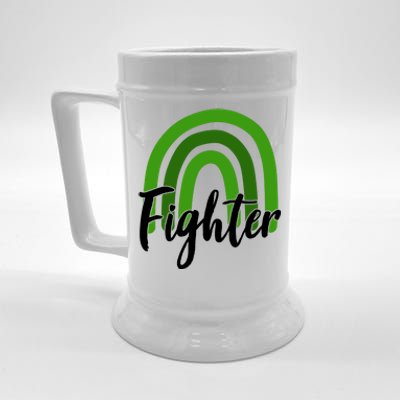 Fighter Mental Health Awareness Rainbow Beer Stein