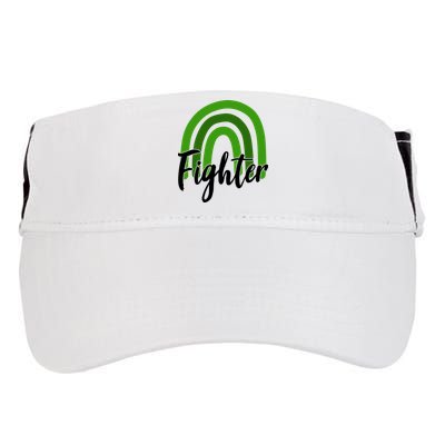 Fighter Mental Health Awareness Rainbow Adult Drive Performance Visor