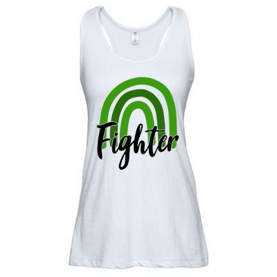 Fighter Mental Health Awareness Rainbow Ladies Essential Flowy Tank