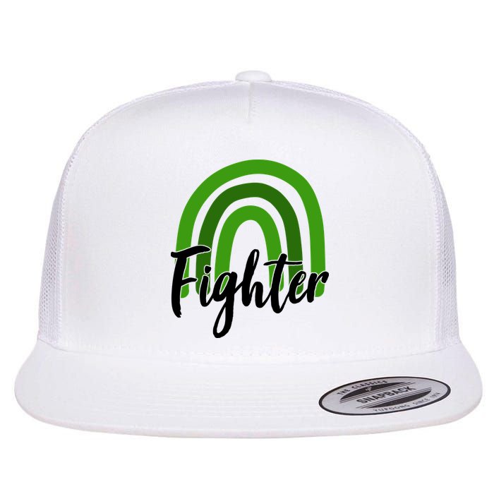 Fighter Mental Health Awareness Rainbow Flatbill Hat