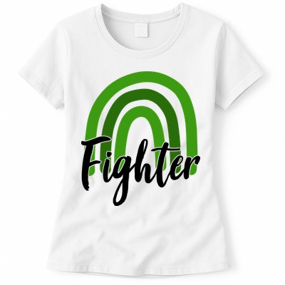 Fighter Mental Health Awareness Rainbow Womens T-Shirt