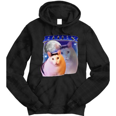 Funny Meme Huh Cat Tie Dye Hoodie