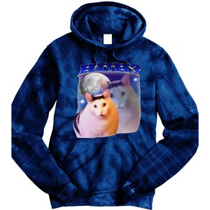 Funny Meme Huh Cat Tie Dye Hoodie