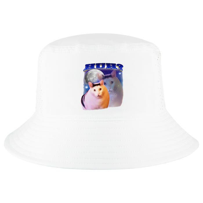 Funny Meme Huh Cat Cool Comfort Performance Bucket Hat