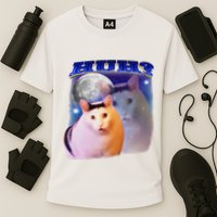 Funny Meme Huh Cat Cooling Performance Crew T-Shirt