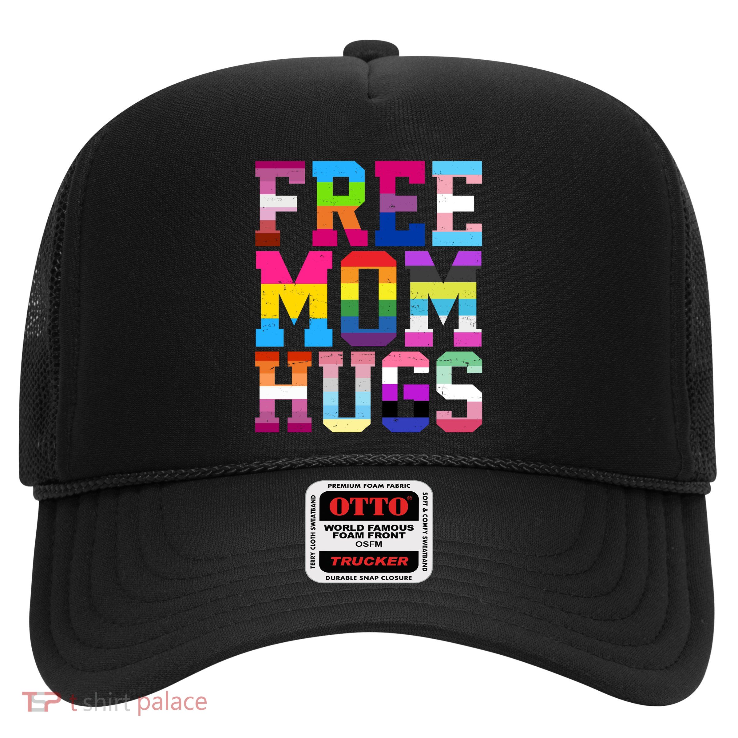 Free Mom Hugs Pride Month Lgbt Trucker Hat