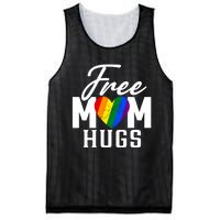 Free Mom Hugs Pride Rainbow Heart Graphic Mesh Reversible Basketball Jersey Tank