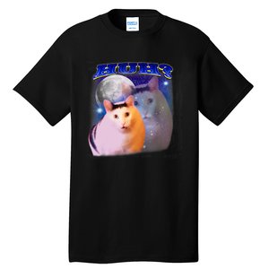 Funny Meme Huh Cat Funny Meme Huh Cat Friend Tall T-Shirt