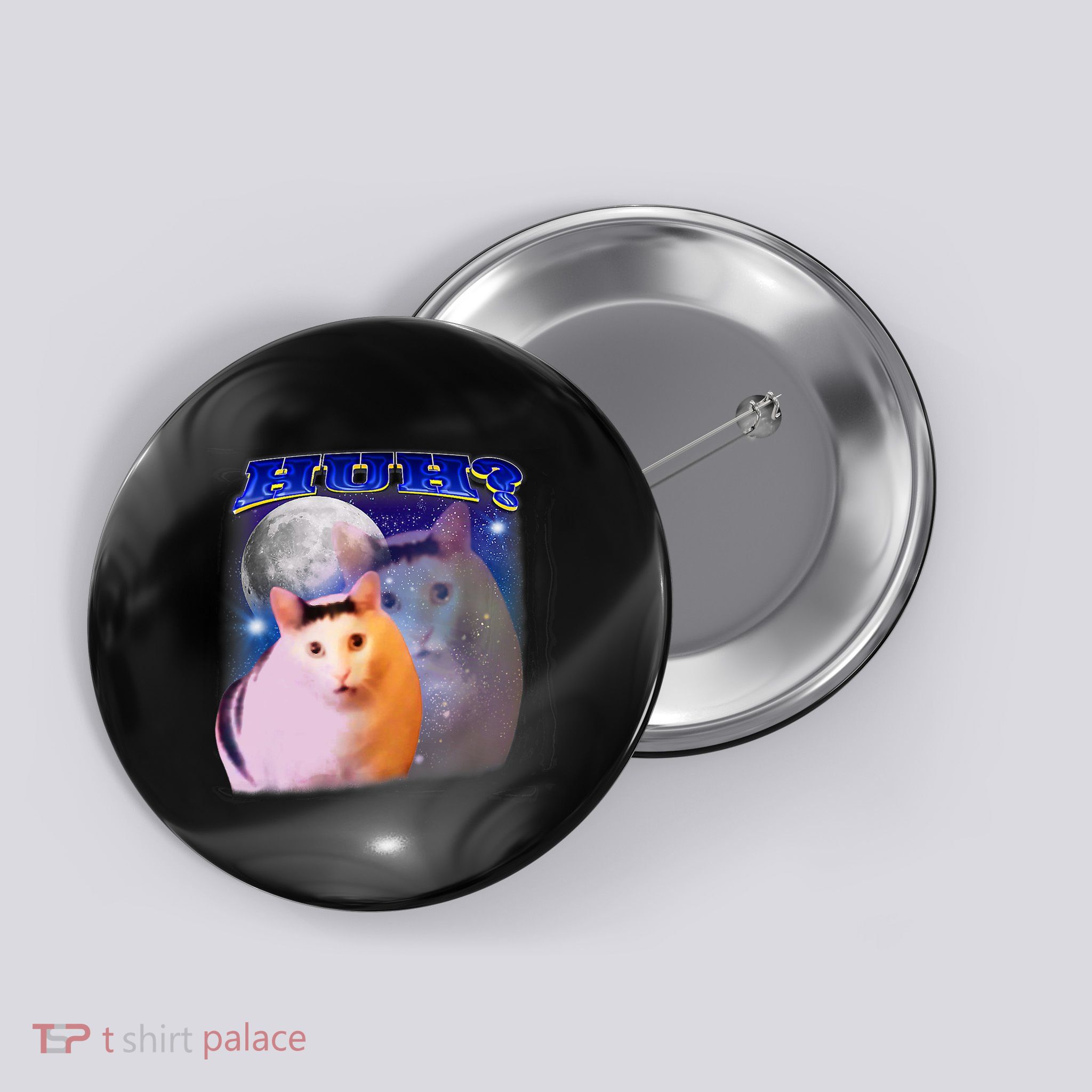 Funny Meme Huh Cat Funny Meme Huh Cat Friend Button