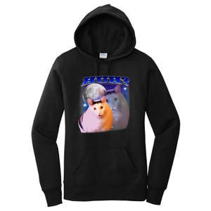 Funny Meme Huh Cat Funny Meme Huh Cat Friend Women's Pullover Hoodie