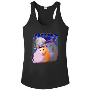 Funny Meme Huh Cat Funny Meme Huh Cat Friend Ladies PosiCharge Competitor Racerback Tank