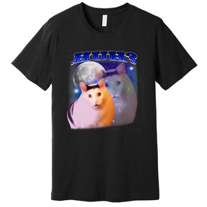 Funny Meme Huh Cat Funny Meme Huh Cat Friend Premium T-Shirt