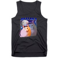 Funny Meme Huh Cat Funny Meme Huh Cat Friend Tank Top