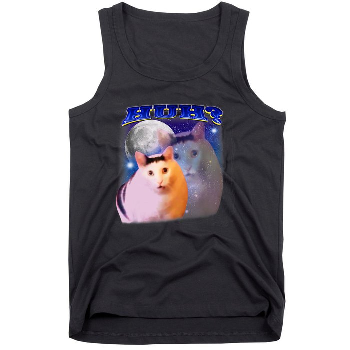 Funny Meme Huh Cat Funny Meme Huh Cat Friend Tank Top