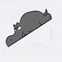 Funny Math Humor Hippotenuse Hypotenuse Funny Button