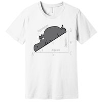 Funny Math Humor Hippotenuse Hypotenuse Funny Premium T-Shirt