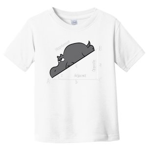 Funny Math Humor Hippotenuse Hypotenuse Funny Toddler T-Shirt