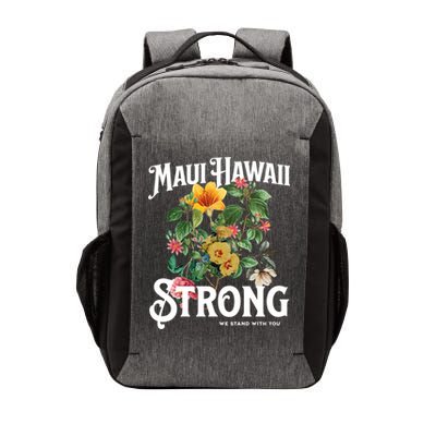 Floral Maui Hawaii Strong We Stand With Maui Vector Backpack
