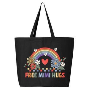 Free Mimi Hugs Funny Lgbt Pride 25L Jumbo Tote