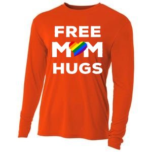 Free Mom Hugs Gift Cooling Performance Long Sleeve Crew