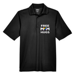 Free Mom Hugs Gift Men's Origin Performance Pique Polo