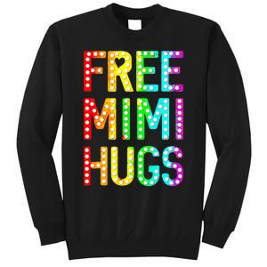 Free Mimi Hugs Funny Lgbt Pride Tall Sweatshirt