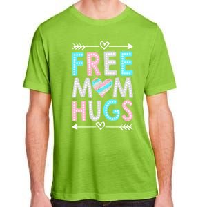 Free Mom Hugs Lgbt Pride Parades Rainbow Flag Gift Adult ChromaSoft Performance T-Shirt