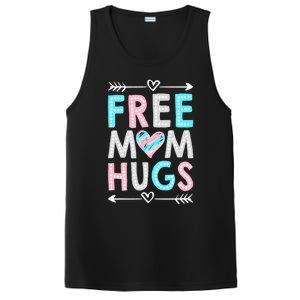 Free Mom Hugs Lgbt Pride Parades Rainbow Flag Gift PosiCharge Competitor Tank