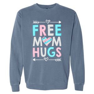 Free Mom Hugs Lgbt Pride Parades Rainbow Flag Gift Garment-Dyed Sweatshirt