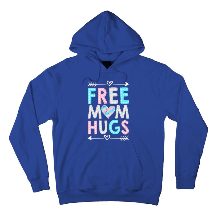 Free Mom Hugs Lgbt Pride Parades Rainbow Flag Gift Hoodie