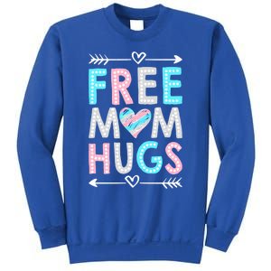 Free Mom Hugs Lgbt Pride Parades Rainbow Flag Gift Sweatshirt