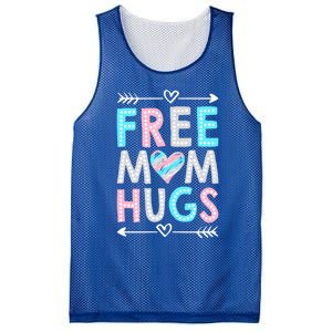 Free Mom Hugs Lgbt Pride Parades Rainbow Flag Gift Mesh Reversible Basketball Jersey Tank