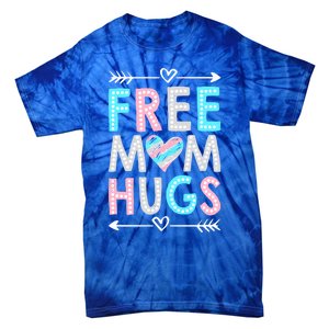 Free Mom Hugs Lgbt Pride Parades Rainbow Flag Gift Tie-Dye T-Shirt