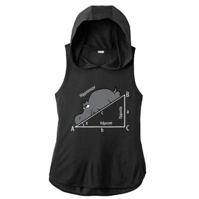 Funny Math Humor Hippotenuse Hypotenuse Funny Ladies PosiCharge Tri-Blend Wicking Draft Hoodie Tank