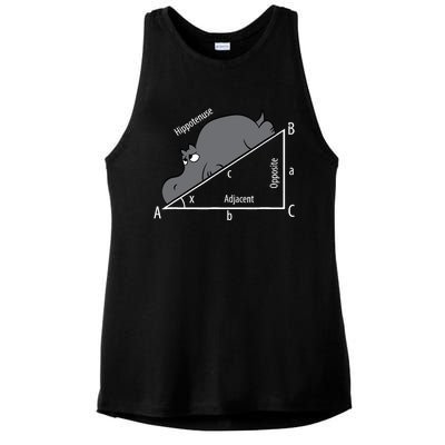 Funny Math Humor Hippotenuse Hypotenuse Funny Ladies PosiCharge Tri-Blend Wicking Tank