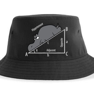 Funny Math Humor Hippotenuse Hypotenuse Funny Sustainable Bucket Hat