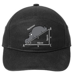 Funny Math Humor Hippotenuse Hypotenuse Funny 7-Panel Snapback Hat