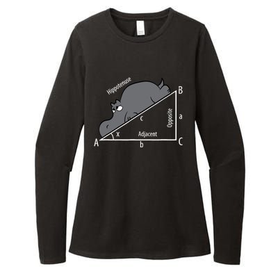 Funny Math Humor Hippotenuse Hypotenuse Funny Womens CVC Long Sleeve Shirt