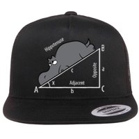 Funny Math Humor Hippotenuse Hypotenuse Funny Flat Bill Trucker Hat